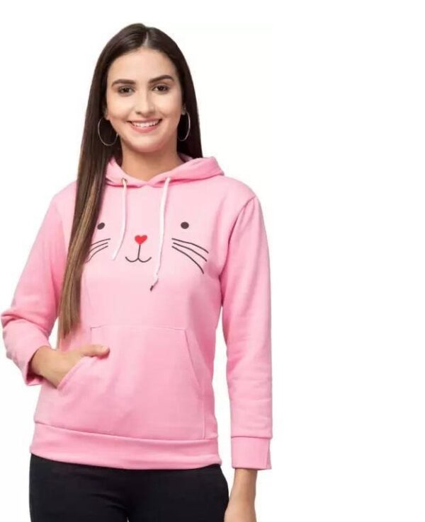 Women's Fleece Hoodie - Image 2