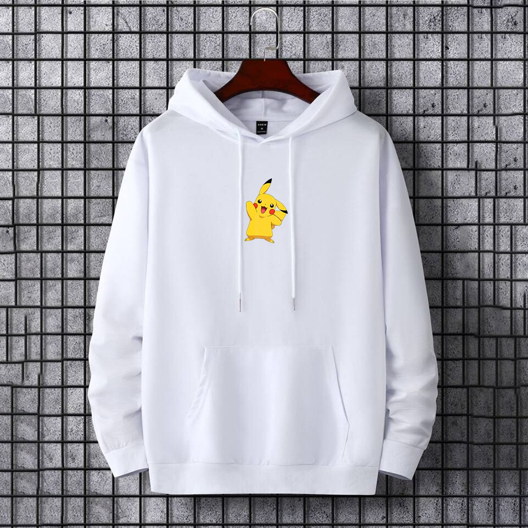 Pickachu White Hoodie
